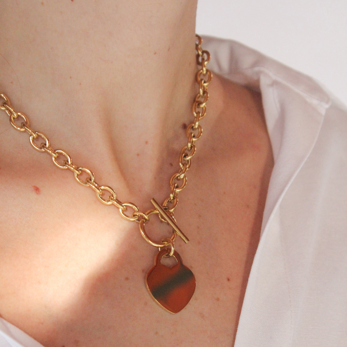 Collar Heart Gold