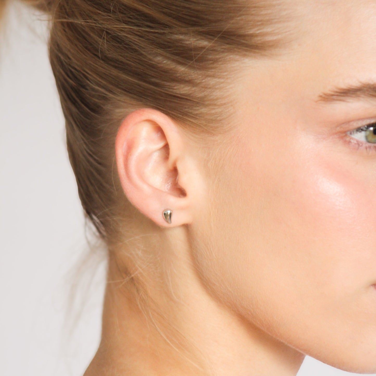 Bean Studs Silver | Alta Joyería