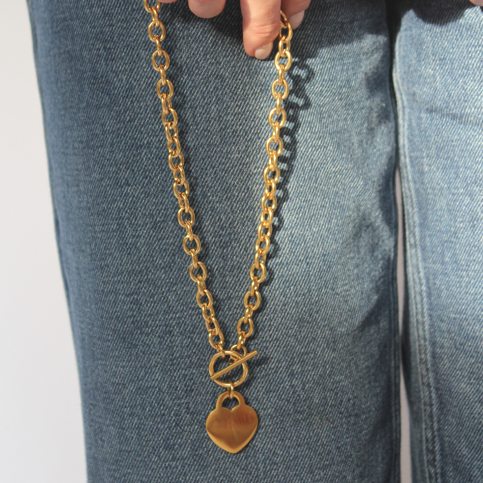 Collar Heart Gold