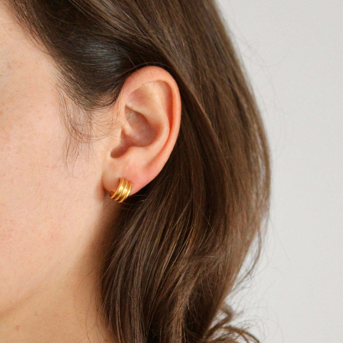 Zarcillos Mini Hoops Gold