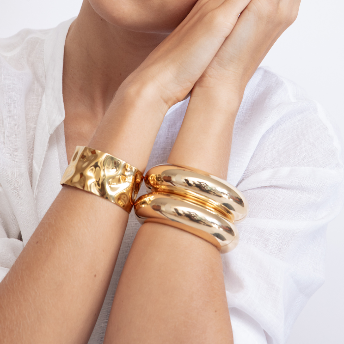 Brazalete Twister Gold