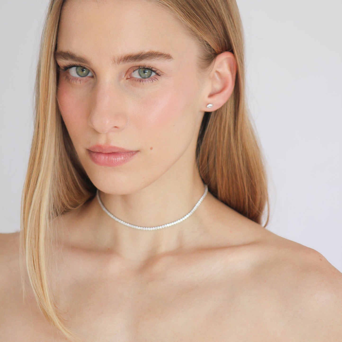 Collar Mini Tennis Silver | Alta Joyería