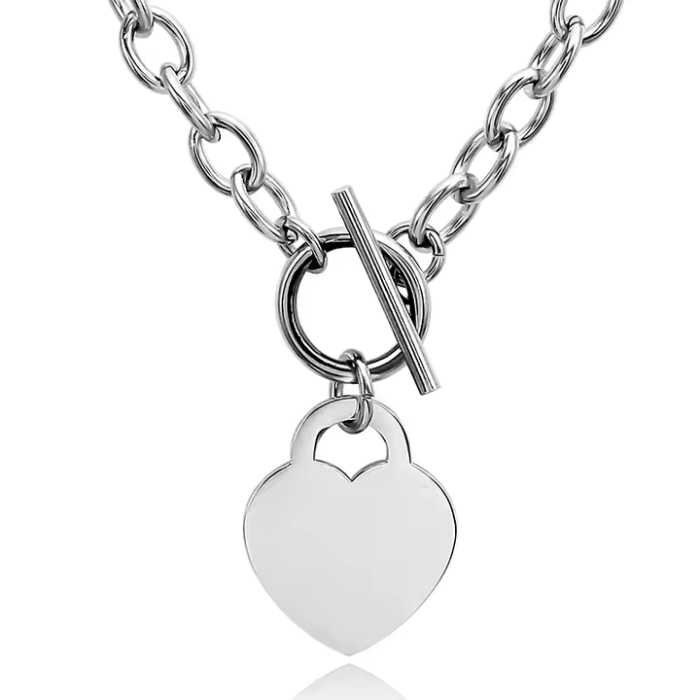 Collar Heart Silver
