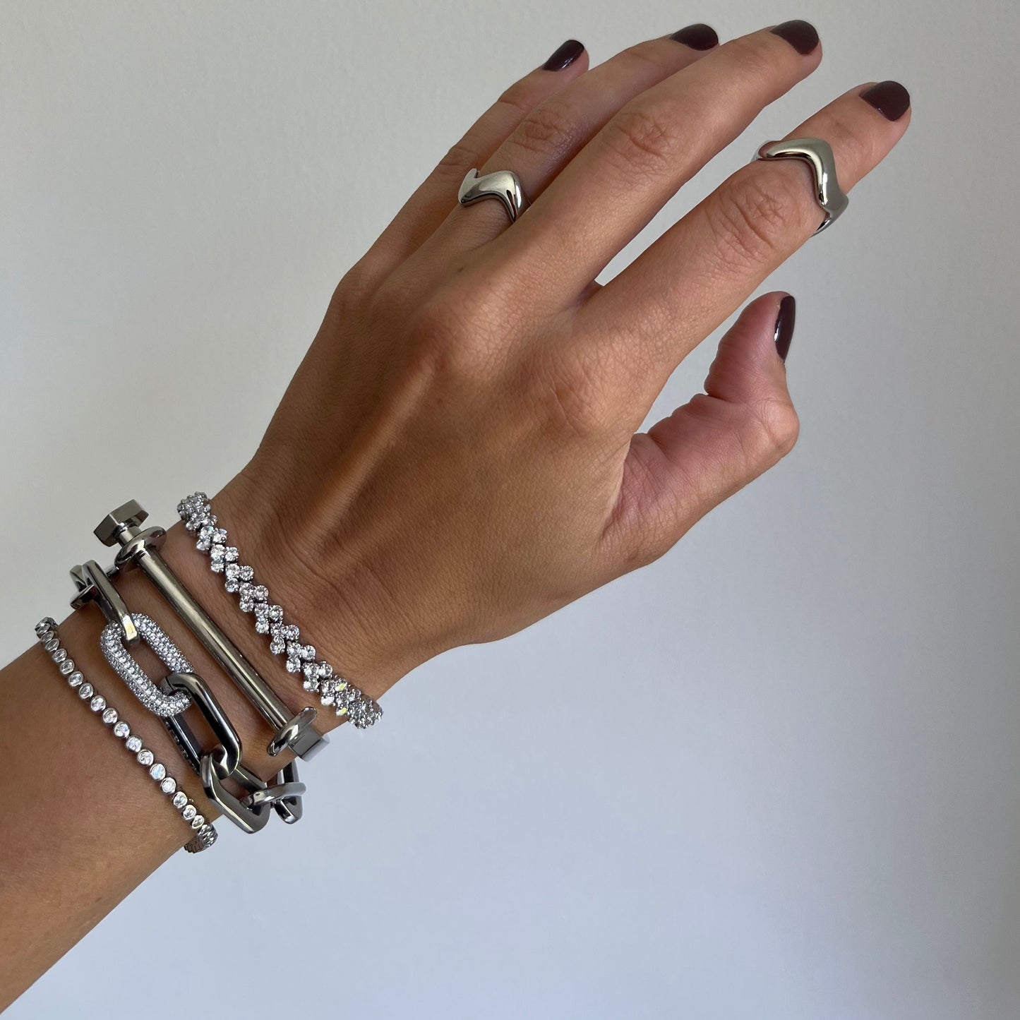Pulsera Tennis Redonda