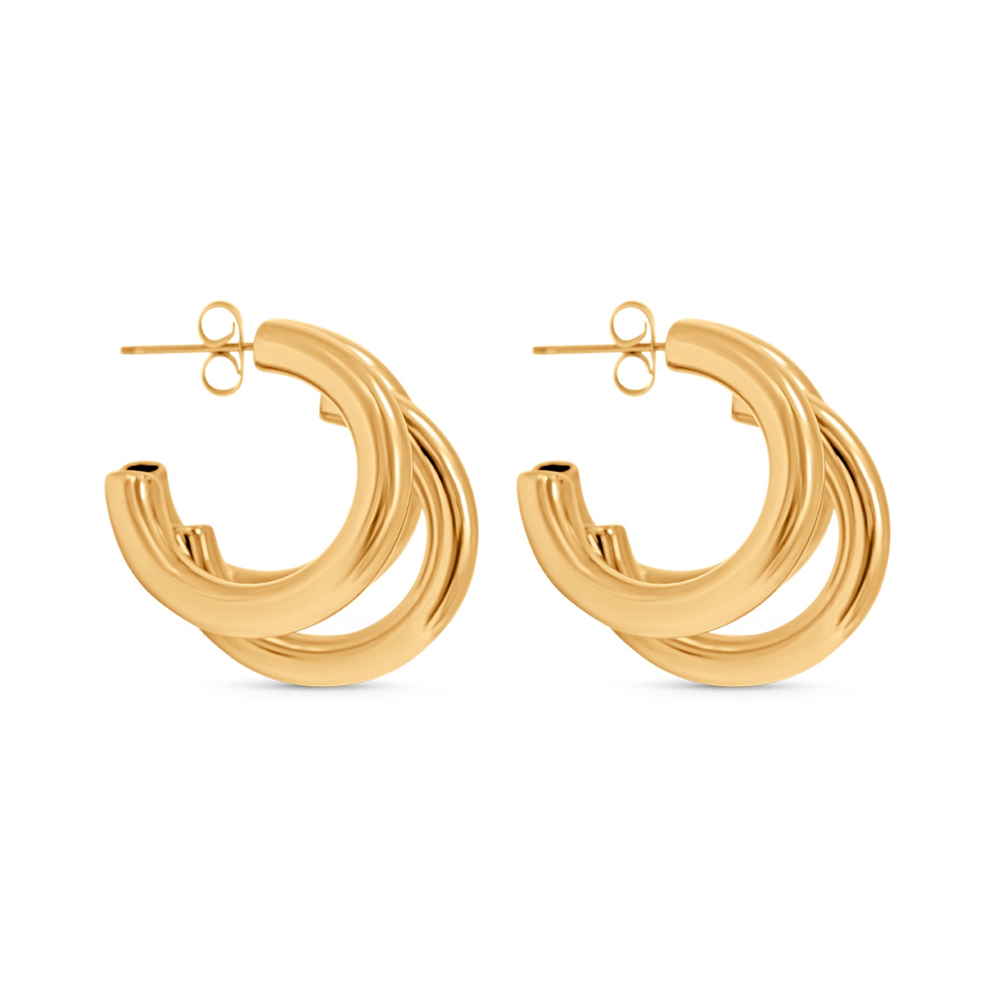 Zarcillos C Hoops Gold
