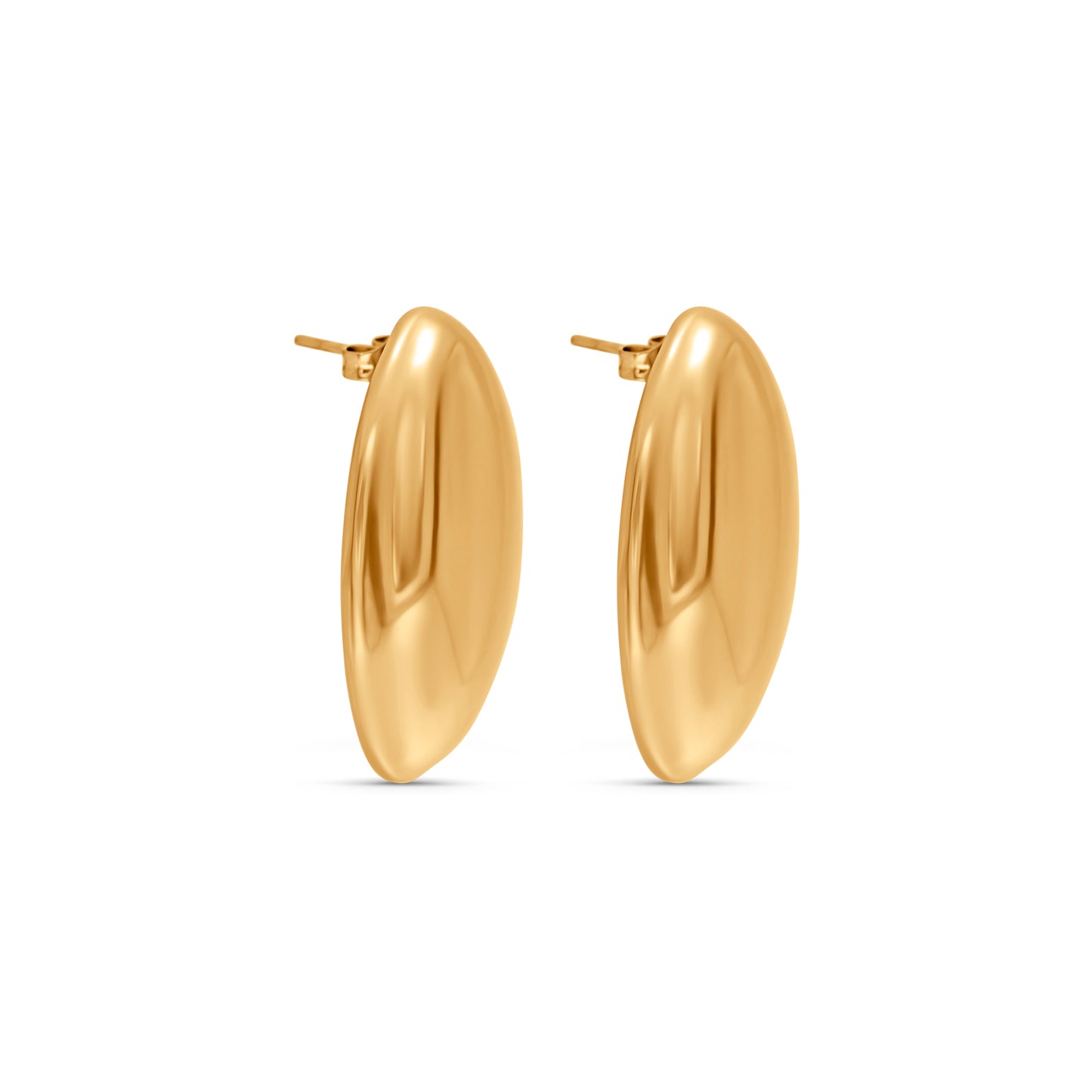 Zarcillos Ovalados Gold