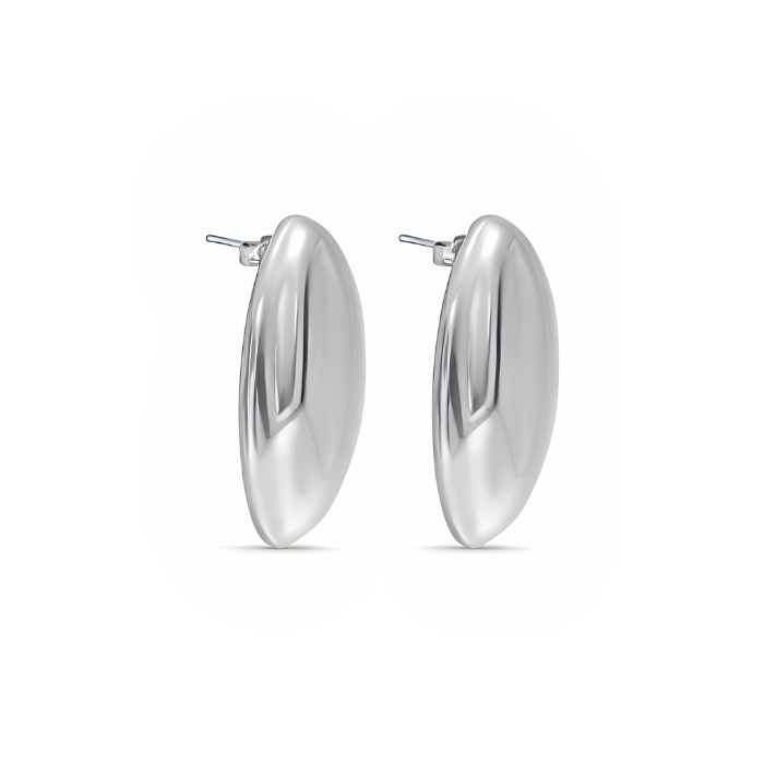 Zarcillos Ovalados Silver