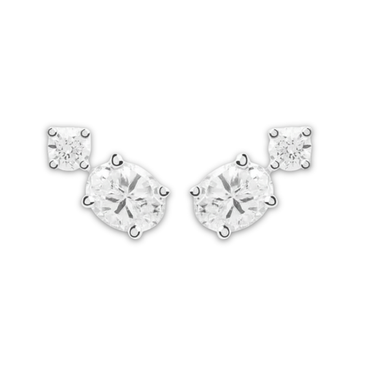 Studs Doble | Alta Joyería