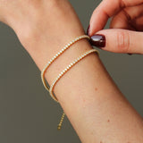 Pulsera Mini Tennis Gold