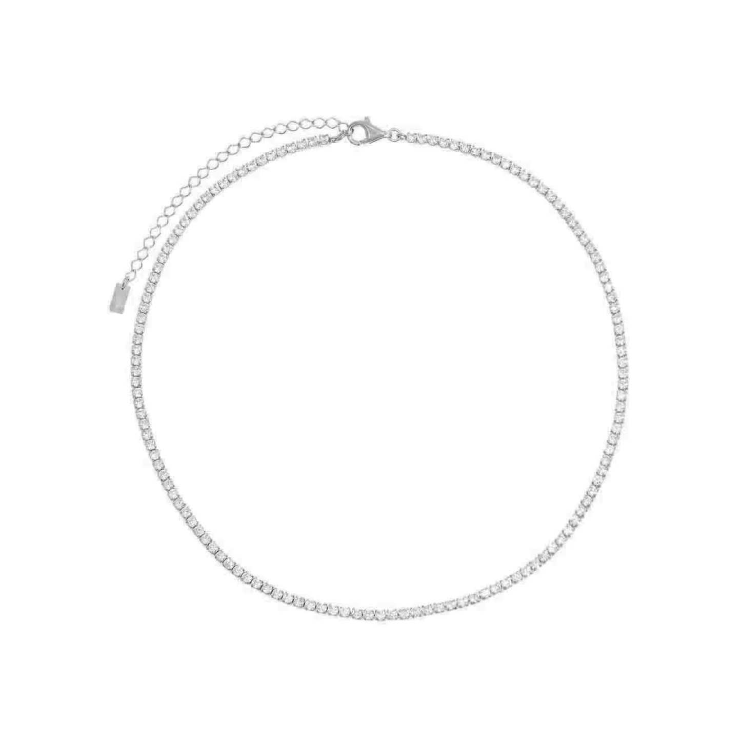 Collar Mini Tennis Silver | Alta Joyería
