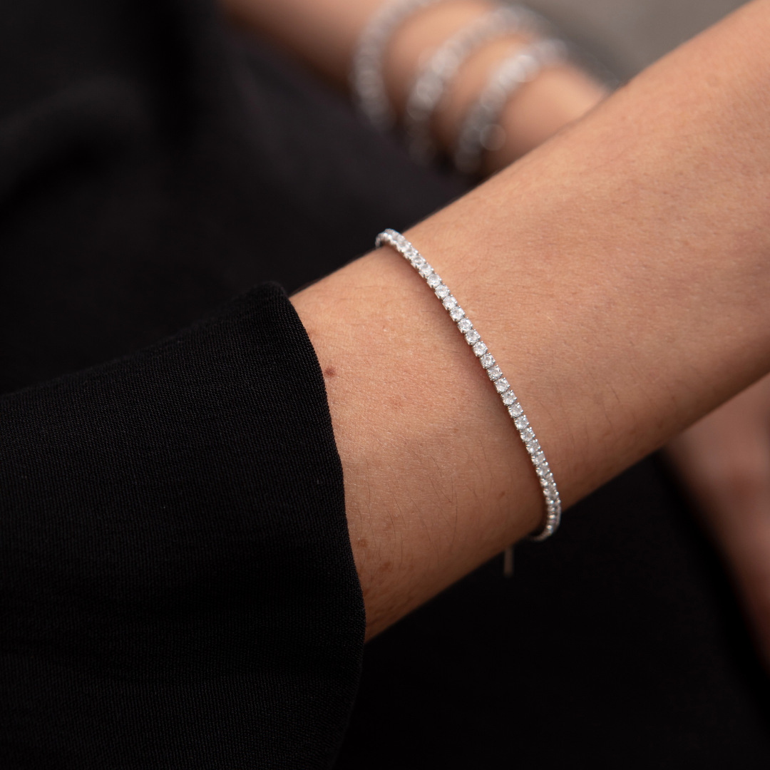 Pulsera Mini Tennis Silver