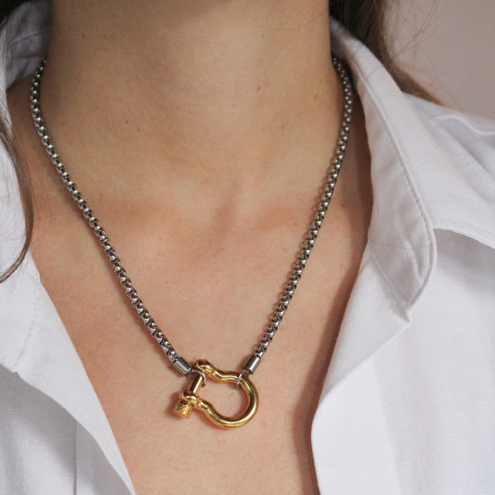 Collar Lucky Silver & Gold
