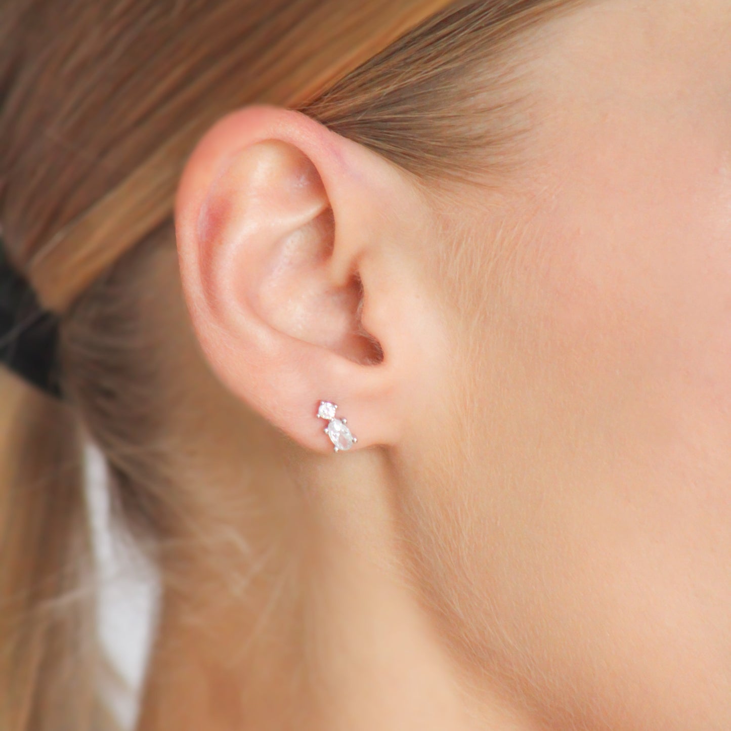 Studs Doble | Alta Joyería