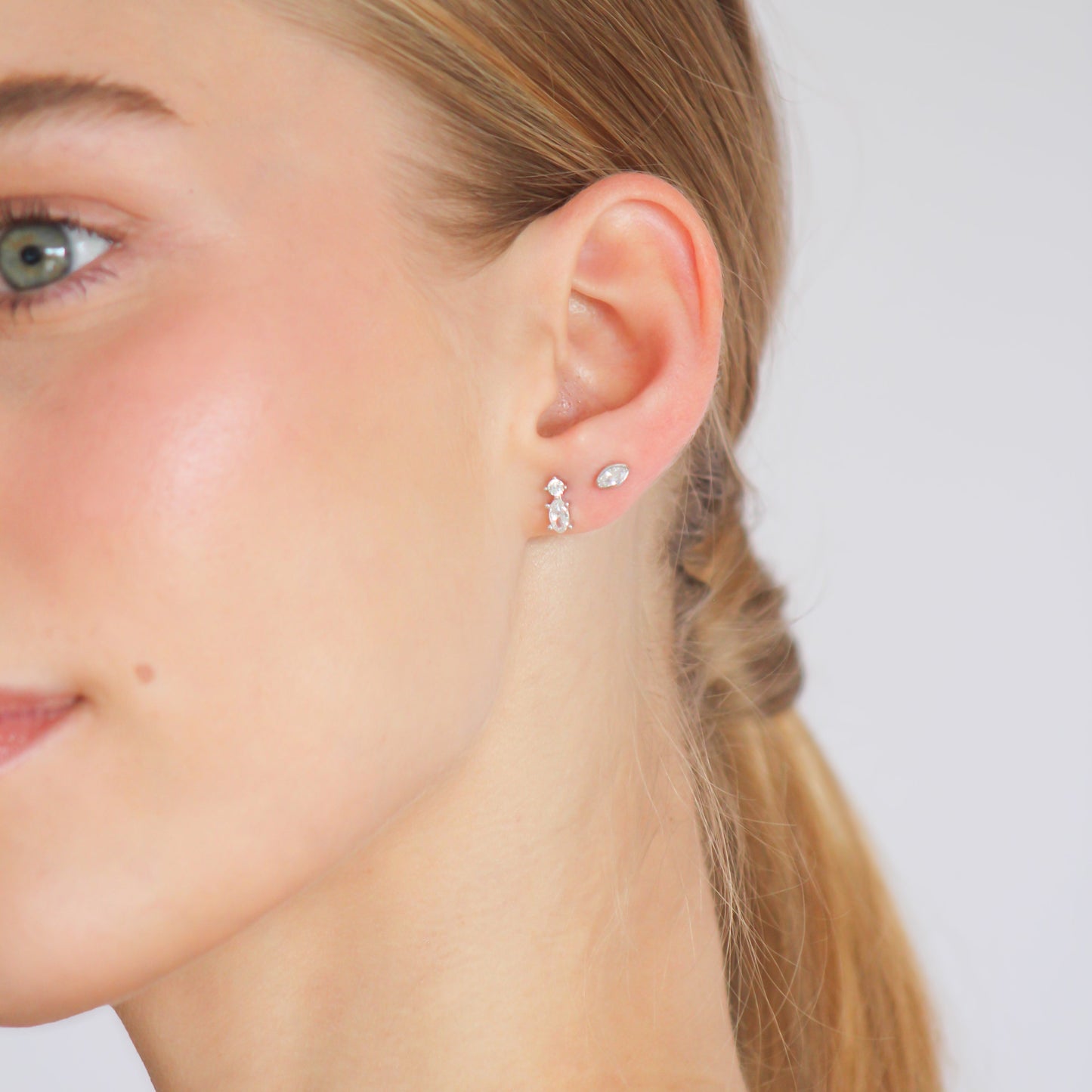 Studs Doble | Alta Joyería