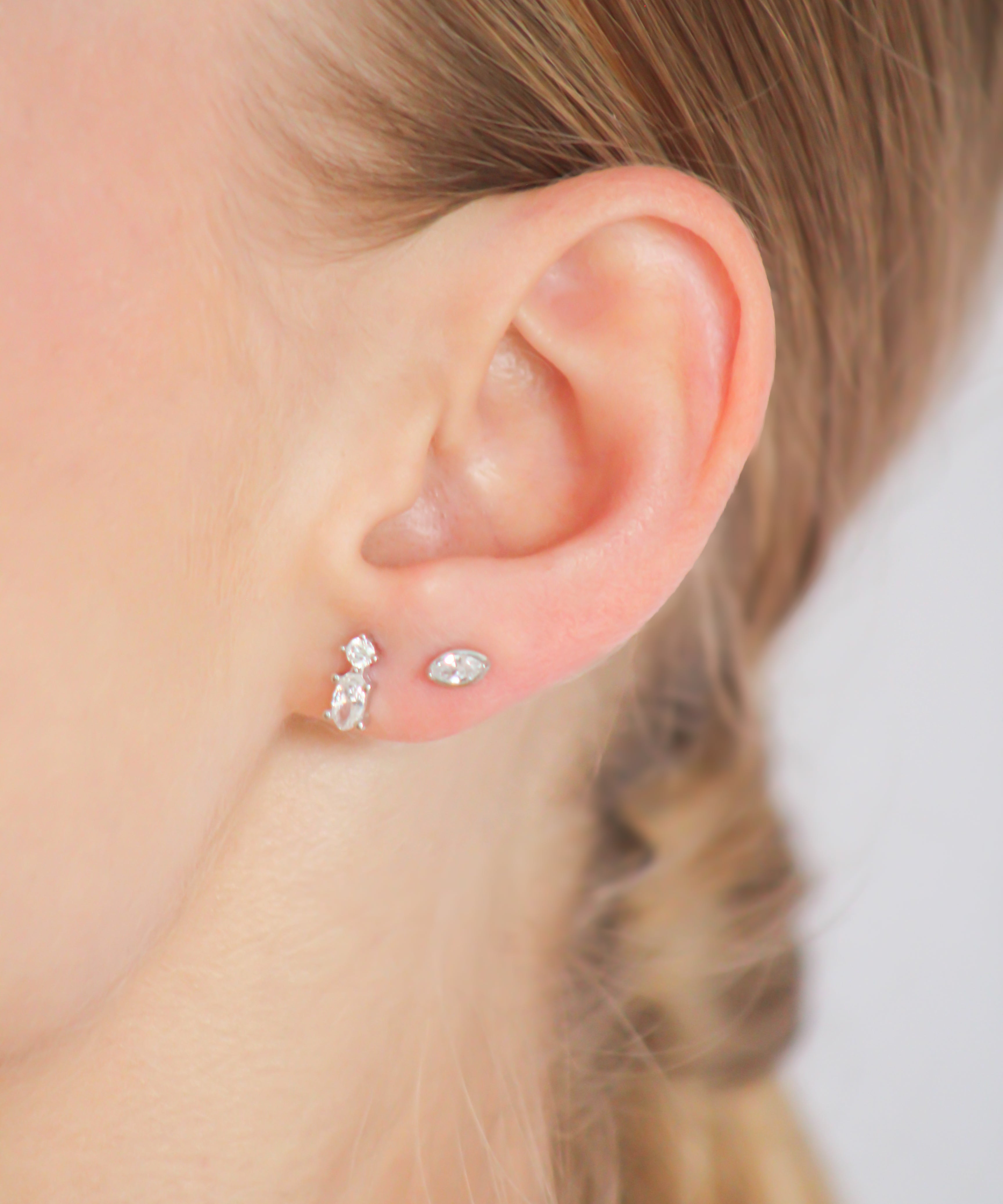 Studs Marquise Silver