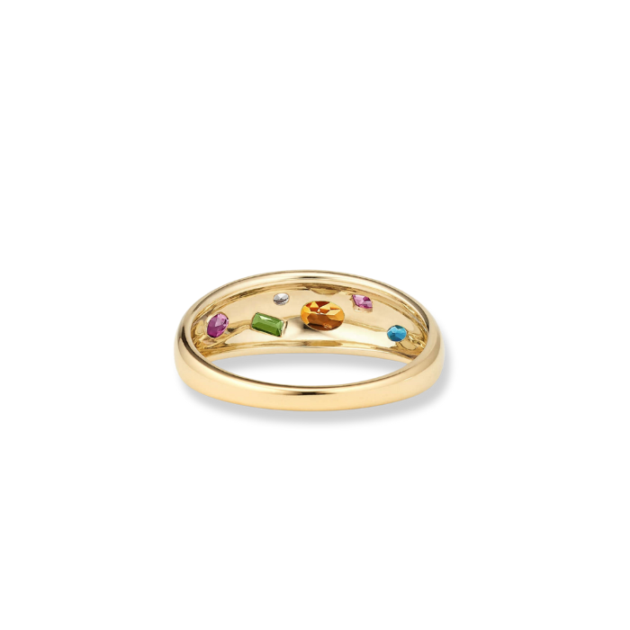 Anillo Rainbow Chunky | Alta Joyería