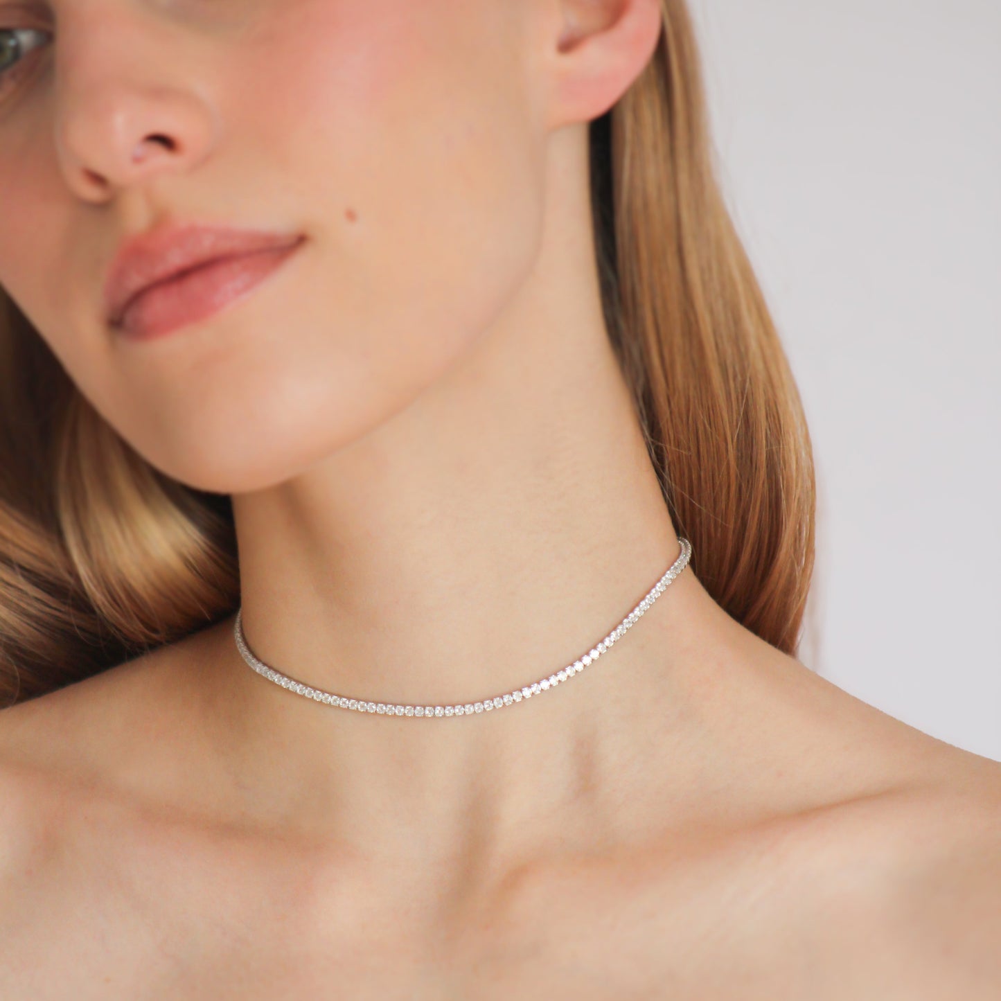 Collar Mini Tennis Silver | Alta Joyería