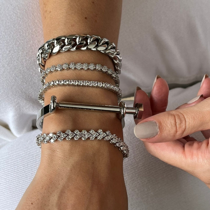 Pulsera Tennis Doble