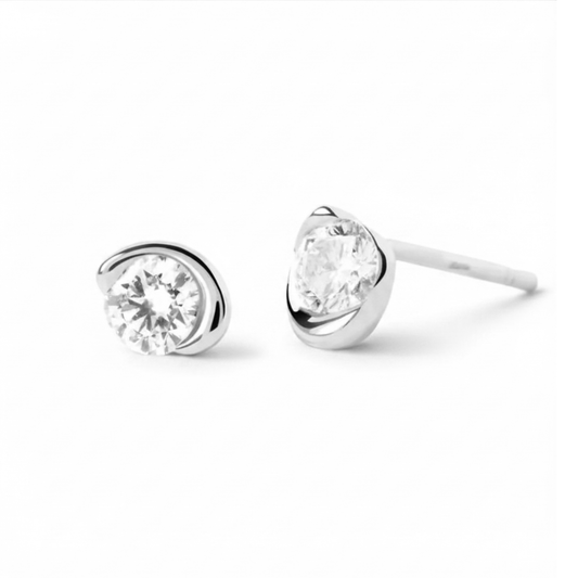 Studs Simples Silver | Alta Joyería