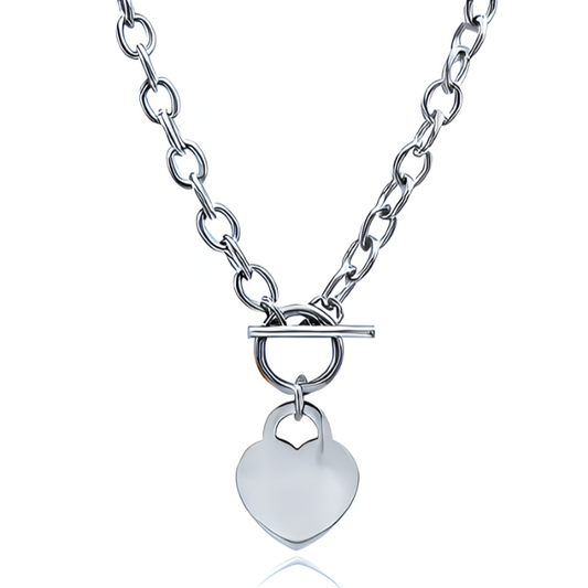 Collar Heart Silver