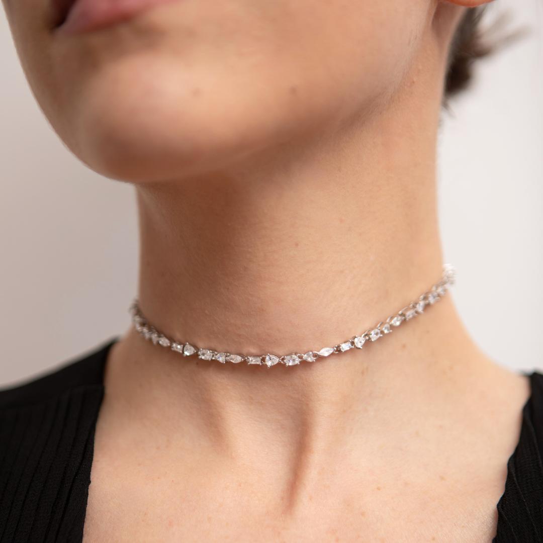 Collar Tennis Choker | Alta Joyería