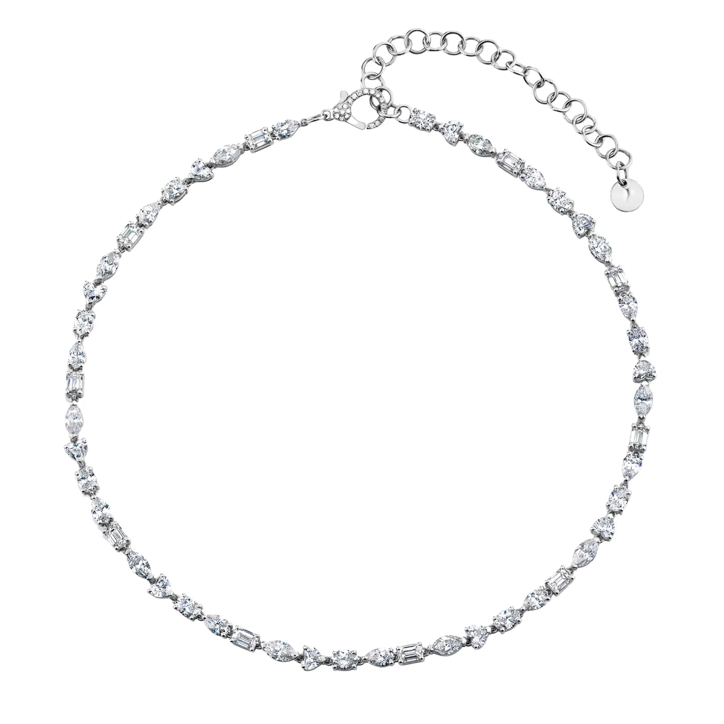 Collar Tennis Choker | Alta Joyería