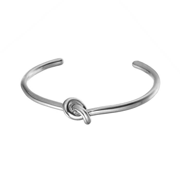 Brazalete Nudo Silver