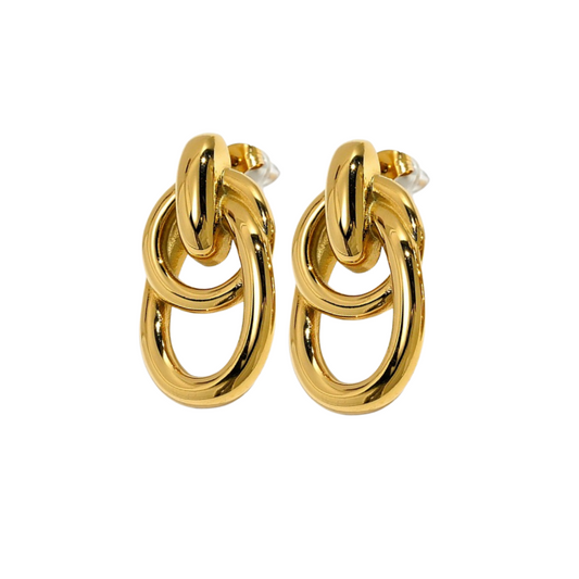 Zarcillos Chicago Gold